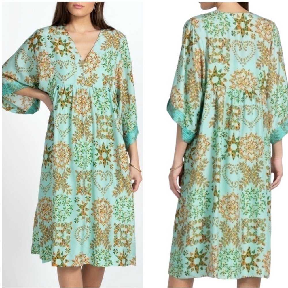 Johnny Was Silk Corbetta Kimono Dress Nwt